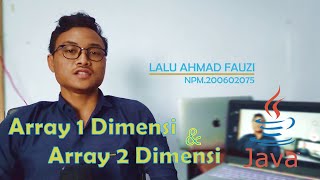 Array 1 Dimensi dan Array 2 Dimensi || JAVA