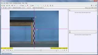 Using the Tracker software for motion analysis