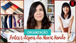 Minha casa antes e depois da Marie Kondo Netflix | Conseguimos manter?  • Lu Azevedo