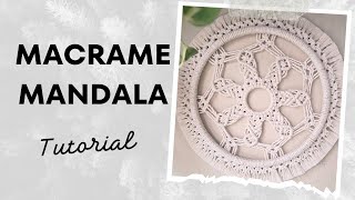 DIY Macrame Circle Mandala | Step-by-Step Tutorial