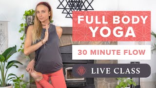 30 Min Full Body Yoga Class | Feel Good Yoga Flow - Live w/Juliana Spicoluk