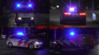 [Politie Jaguar!] Hulpdiensten massaal onderweg naar brand in Rotterdam! #1260