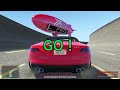 【gta5】車で360度回転する巨大キューブを攻略せよ！落ちずにどこまで生き残る？回転する超巨大キューブに挑む！遊園地で究極のかくれんぼ！【ほぅ】