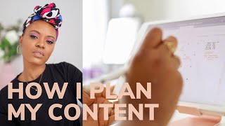How I plan my content and never run out of ideas (YouTube and instagram)