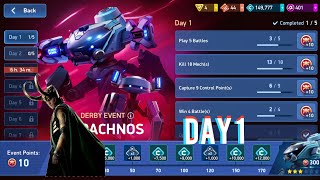 Day 1| Mech Arena Arachnos