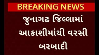 Junagadh Rain | જૂનાગઢ જિલ્લામાં આકાશમાંથી વરસી બરબાદી, જુઓ VIDEO