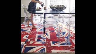 Union Jack Interior Decor Ideas using britain flag