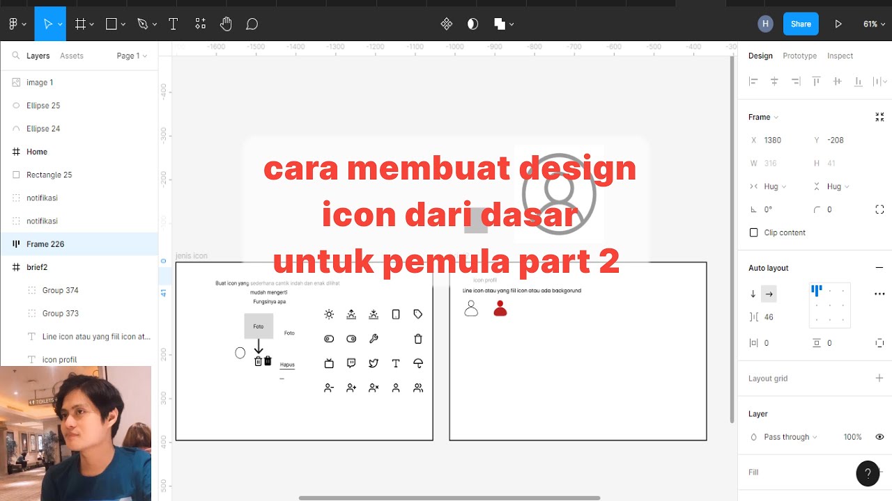 Cara Membuat Desain Icon Mulai Dari 0 Part 2 - YouTube