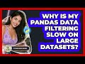 Why Is My Pandas Data Filtering Slow On Large Datasets? - Python Code School