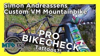 Simon Andreassens VM cykel - En mountainbike med TATTOOS