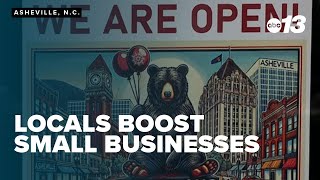 Asheville locals boost small businesses