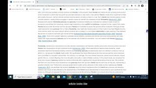 Searching the APA PsycARTICLES Database