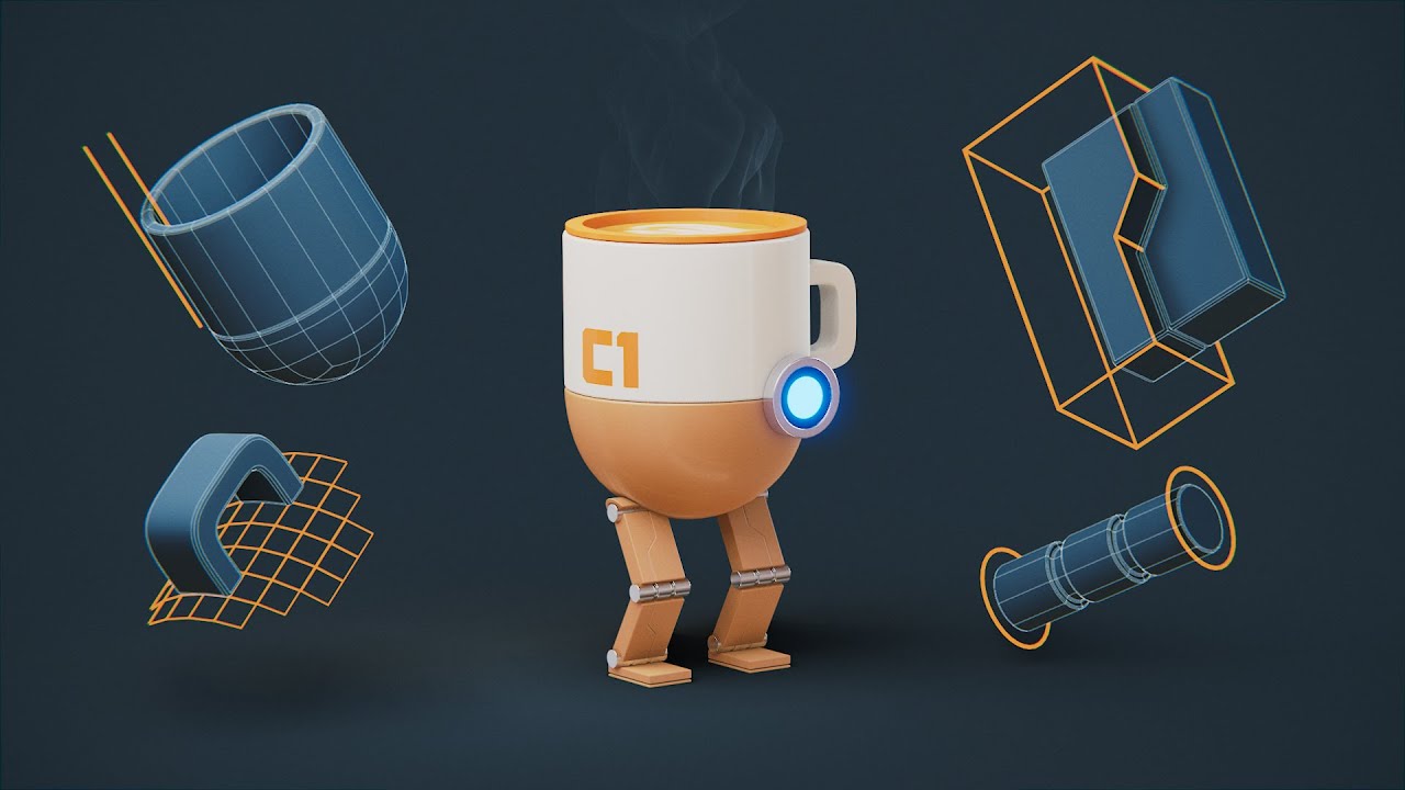 Blender Hard-Surface Modeling Fundamentals #b3d #tutorial - YouTube