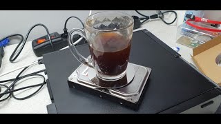 Matys PC - Vlog Recykling uszkodzonego dysku HDD, czyli podstawka na kubek do kawy