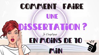 Comment faire une #dissertation sur oeuvre facilement ?