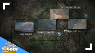 Updates on the wildfires burning in Colorado right now
