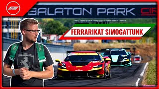 Ferrarikat simogattunk a Balaton Parkban