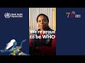 WHO 75th anniversary - together, let's look forward with hope