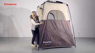 How to set up KingCamp Shower Privacy Shelter Tent!