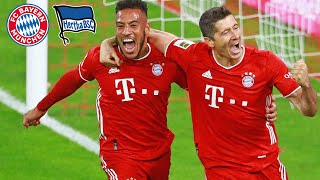 4 Lewandowski Goals in incredible match! Highlights FC Bayern vs. Hertha BSC 4-3