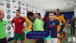 PES 2021 | France vs Portugal | International Match | C.Ronaldo vs Mbappe | Gamelay PC MOD🔥