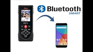 Leica Disto X4/X3 | How to use the Bluetooth Function