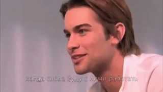 Chace Crawford talks about the creators of Gossip Girl (RusSub)