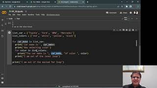 Python - For Loops / Nested For Loops, Break, Continue statements