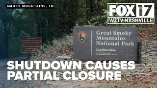 Great Smoky Mountains National Park provides updates on closures during shutdown