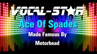 Motorhead - Ace of Spades (Karaoke Version) with Lyrics HD Vocal-Star Karaoke