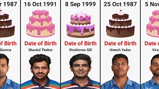 Indian Cricketers Date of Birth List | All Cricket Players Birthday Date | Cricketers Birthday Date