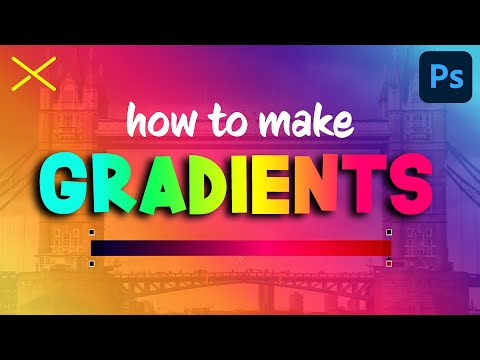 How to Make GRADIENTS in Photoshop CC Gradient Tool, Fill and Overlay Tutorial