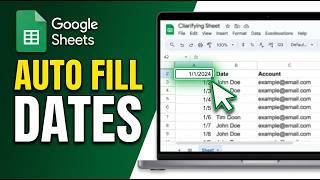 How to Auto Fill Dates in Google Sheet 2026 (Quick Guide)
