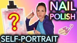 Painting my Self-Portrait with Nail Polish (Bob Ross can bite me)