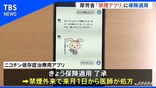 「禁煙アプリ」に保険適用、厚労省