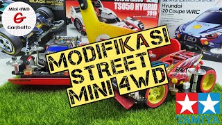 Modifikasi Tamiya STREET MINI 4WD | Chassis AR dan MS【ミニ四駆】