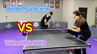 Butterfly Viscaria vs Tibhar K3 лучшее сочетание в 2023 году?🔥 #настольныйтеннис #butterfly #бамбей