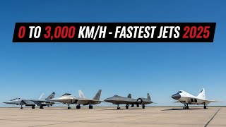 0 to 3,000 KM/H: Fastest Jet Fighters Ever Built in 2025