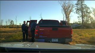 Arkansas State Police Trooper Morphis Stops Red GMC Truck Driver Driving On Suspended 12-17-23