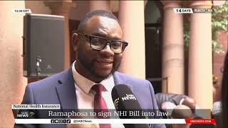 NHI Bill | 'Those opposed to the bill want to keep their privilege and profits': Dr Cedric Sihlangu