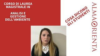 Laurea Magistrale in Analisi e gestione dell'ambiente - Cosa dicono gli studenti