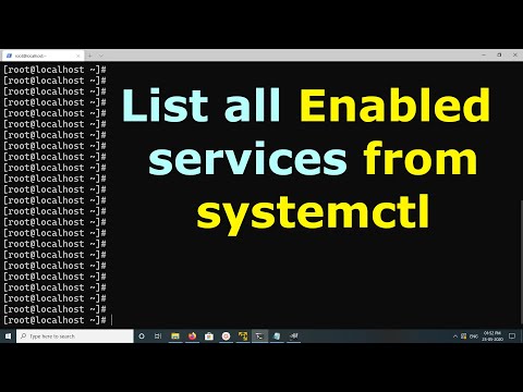 How to list all Enabled services from systemctl