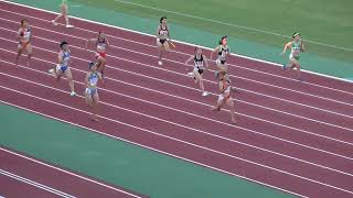 20221014 九州高校新人陸上大会 女子4×100ｍＲ決勝