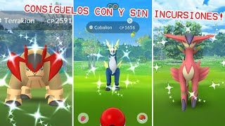 CONSIGUE AL TRIO DE ESPADACHINES SHINY CON Y SIN HACER INCURSIONES CON ESTOS CONSEJOS! [Pokémon GO]