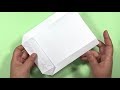 how to fold a paper bag with gusset with a4 paper easy to make gift bag with copy paper etc.