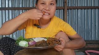 Mayam ngasi hameng (goat) oina mukbang macha ama toujarakeh🐐🐐🐐