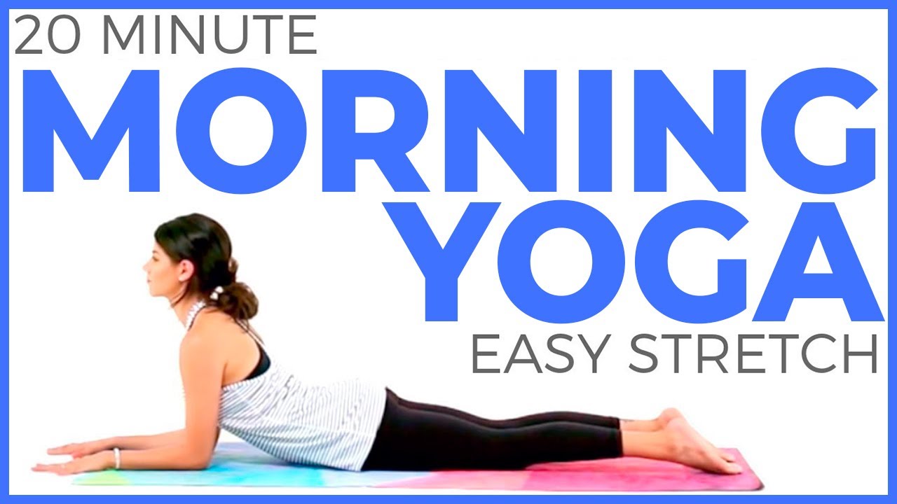 20 Minute Easy Morning Yoga Stretch For Posture & Positivity | Sarah ...