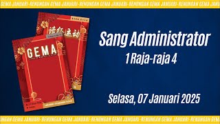 07 Januari 2025 - Sang Administrator