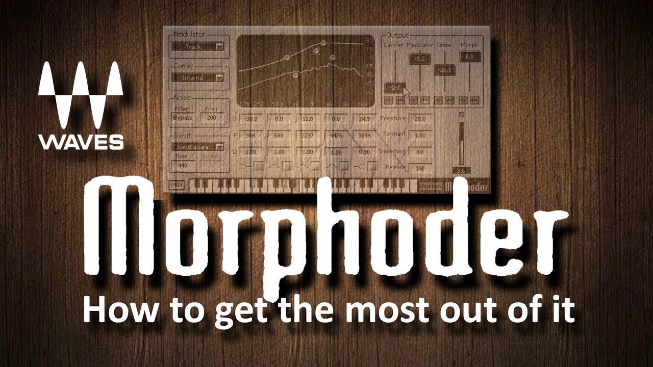 How To Use Waves Morphoder Vocoder Plugin Youtube