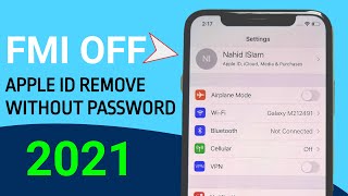 Remove Apple ID From iPhone/iPad Without iCloud Password [FMI OFF] 2021